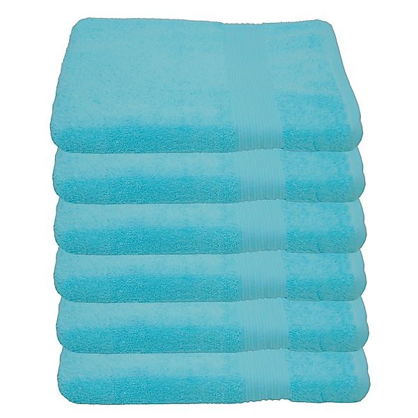 Julie Julsen Handtücher 6-Handtücher-Babyblau-Handtuch 50 x günstig online kaufen