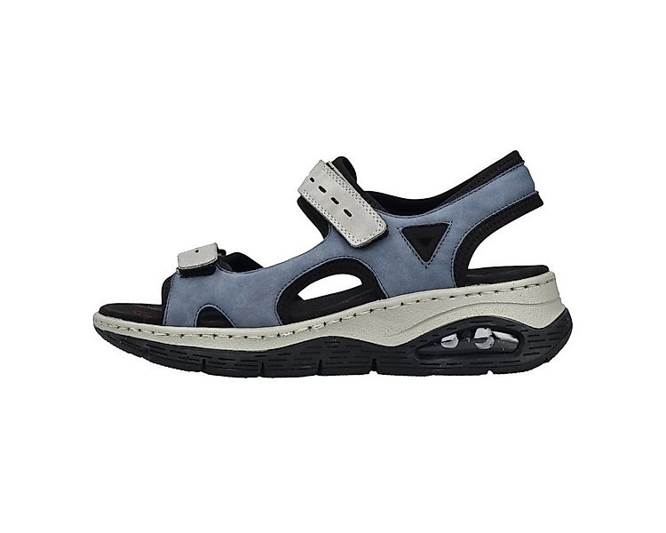 Rieker 67666 blau/grau Damen Sandale günstig online kaufen