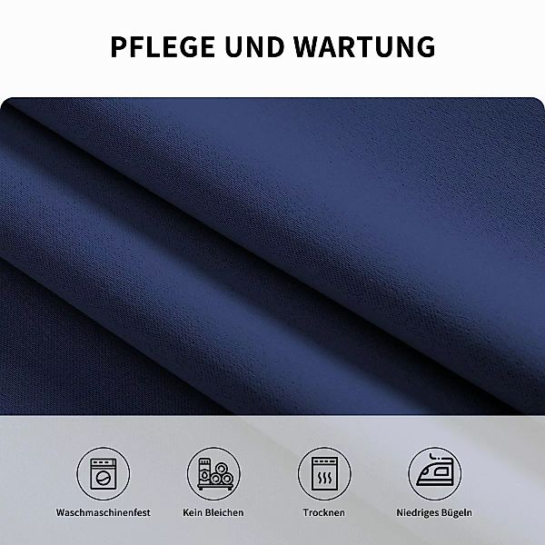 Simloveve Verdunkelungsvorhang 2er-Set Gardinen Blickdichte Thermo günstig online kaufen