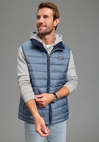 KangaROOS Steppweste unifarben mit kontrastfarbenen Details, ideal für den günstig online kaufen