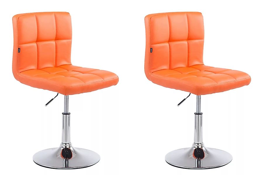 2er Set Lounger Palma V2 Kunstleder-orange günstig online kaufen
