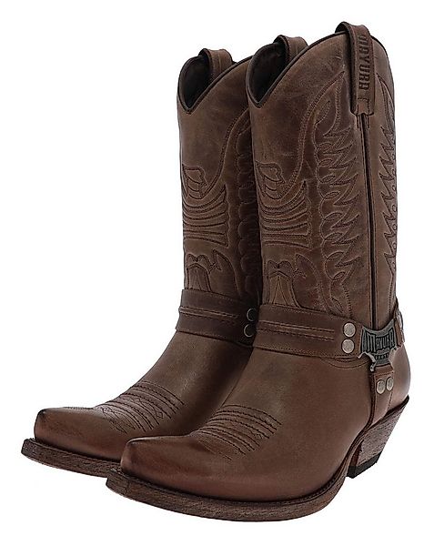 Mayura Boots MB013 Braun Cowboystiefel Rahmengenähter Westernstiefel günstig online kaufen