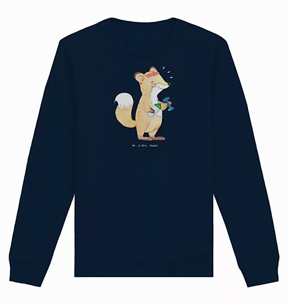 Mr. & Mrs. Panda Longpullover Größe M Fuchs Fitness - French Navy - Geschen günstig online kaufen