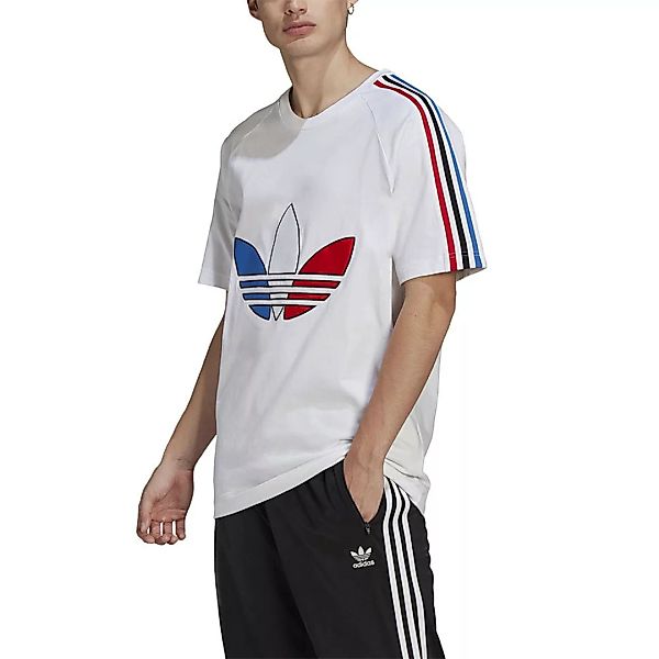 Adidas Originals Adicolor Tricol 2 Kurzärmeliges T-shirt S White günstig online kaufen