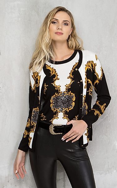 Passioni Cardigan Twinset mit einem Mix günstig online kaufen