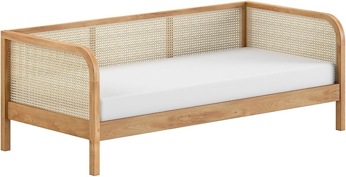 Home affaire Bett »Olive, mit Eiche massiven Bettpfosten, Bettseiten furnie günstig online kaufen