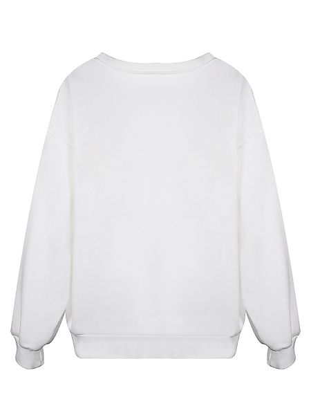 PYLIKE Fleecepullover Fleecepullover Langarm Damen,Sweatshirt mit günstig online kaufen