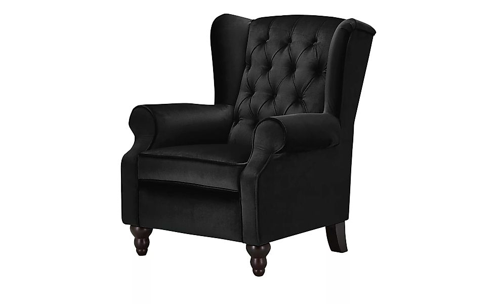 Ohrensessel - schwarz - 83 cm - 102 cm - 89 cm - Polstermöbel > Sessel > Oh günstig online kaufen