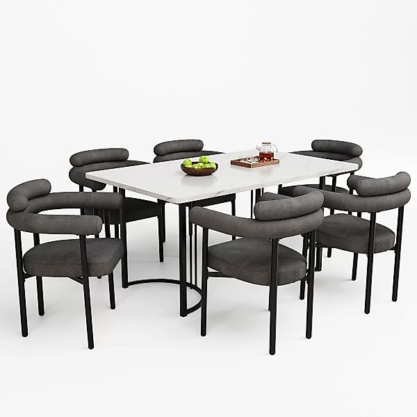 HAUSS SPOLE Esszimmerstuhl 6er Set bequeme günstig online kaufen