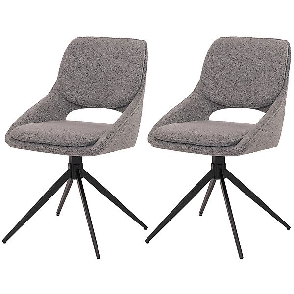 MCW Esszimmerstuhl N73 2er-Set Grau günstig online kaufen