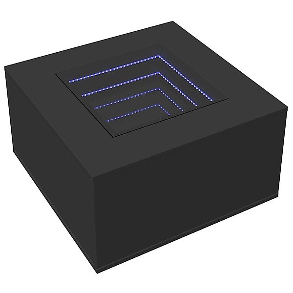 vidaXL Couchtisch LED-Couchtisch Schwarz 60x60x40 cm günstig online kaufen