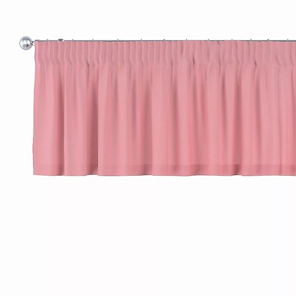 Kurzgardine mit Kräuselband, rosa, 130 x 40 cm, Loneta (133-62) günstig online kaufen