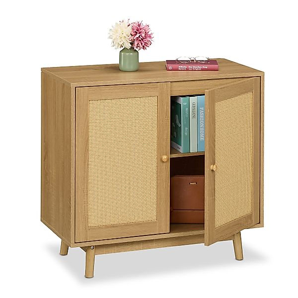 relaxdays Sideboard Rattan Desig günstig online kaufen