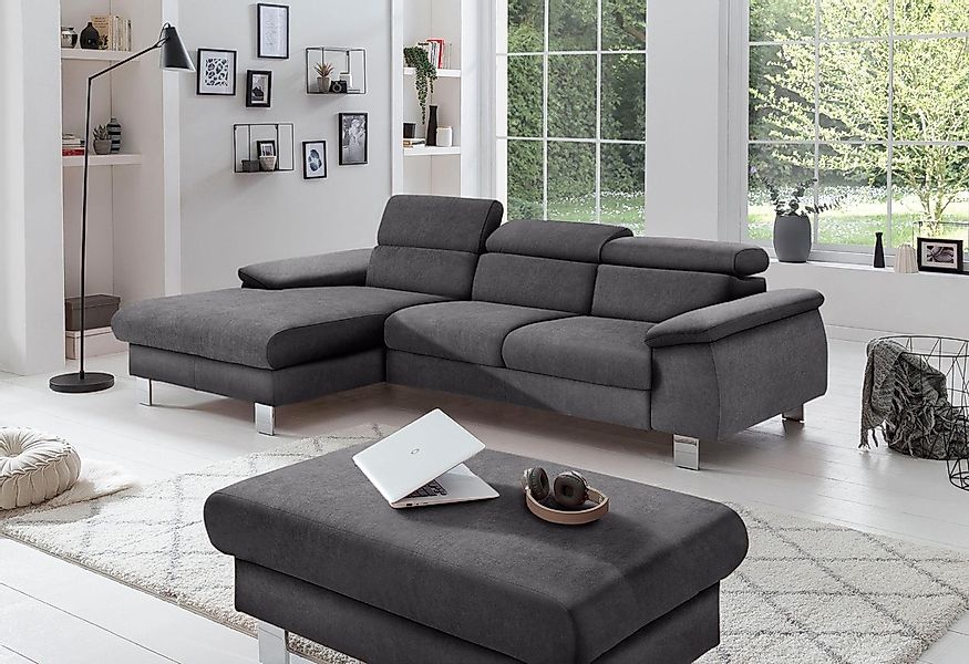 COTTA Polstergarnitur "Komaris L-Form", (Set), Set bestehend aus: Ecksofa m günstig online kaufen