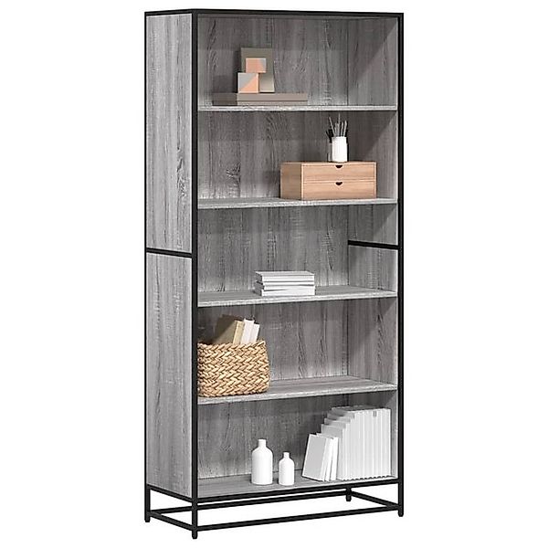 vidaXL Bücherregal Bücherregal Grau Sonoma 80,5x35x170,5 cm Holzwerkstoff günstig online kaufen