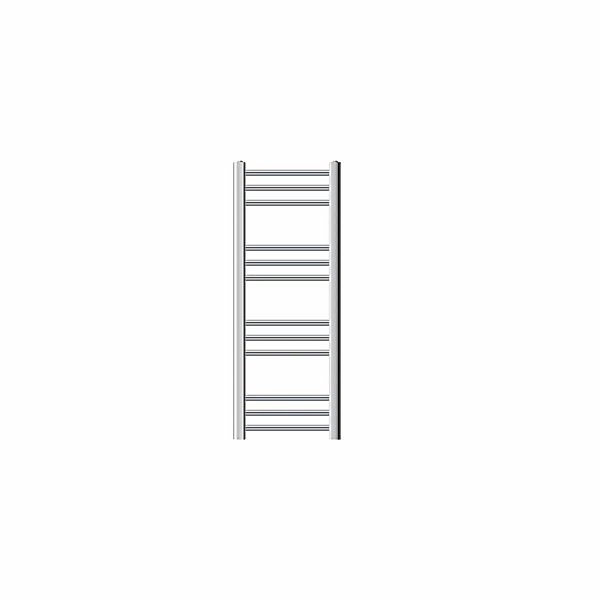 LuxeBath Badheizkörper 300 x 800 mm Chrom Gerade Heizkörper mit Seitenansch günstig online kaufen
