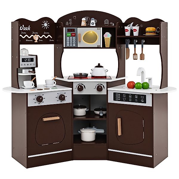 KOMFOTTEU Spielküche, Kinderküche Lernspielzeug-Set, für Jungen günstig online kaufen