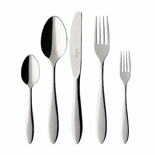 Villeroy & Boch Besteck-Set »Tafelbesteck gebürstet Arthur 30er Set grau« günstig online kaufen