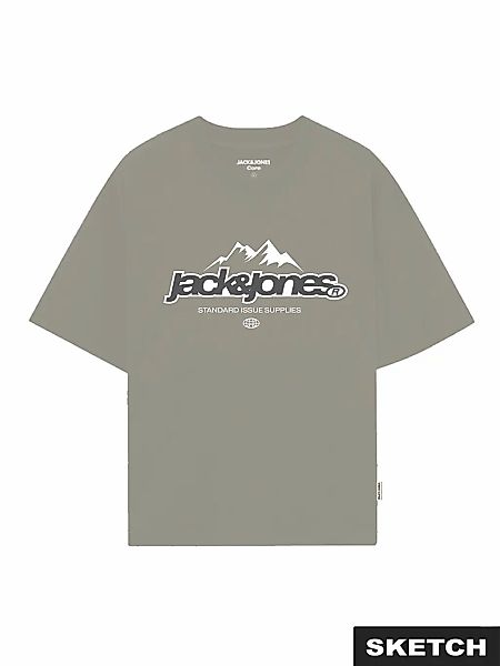 Jack & Jones T-Shirt "JCOFLARE FRONT TEE SS CREW NECK FST" günstig online kaufen