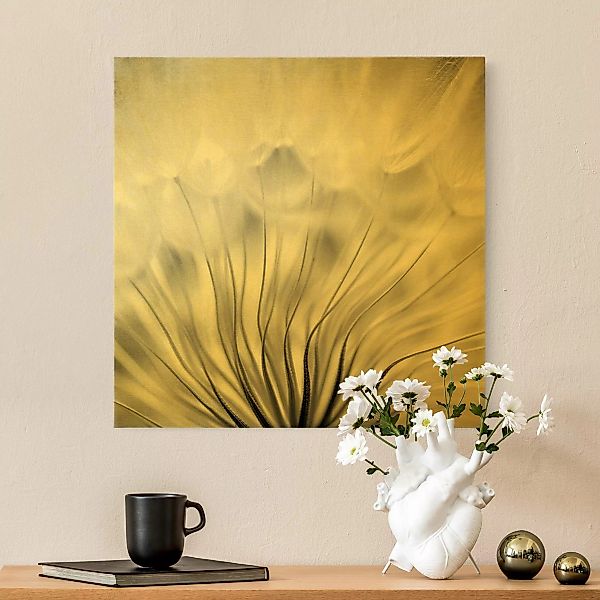 Leinwandbild Traumhafte Pusteblume Schwarz-Weiß günstig online kaufen