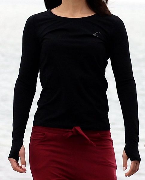 ESPARTO Yogashirt Langarmshirt Vicitra Ärmel mt Daumenloch günstig online kaufen