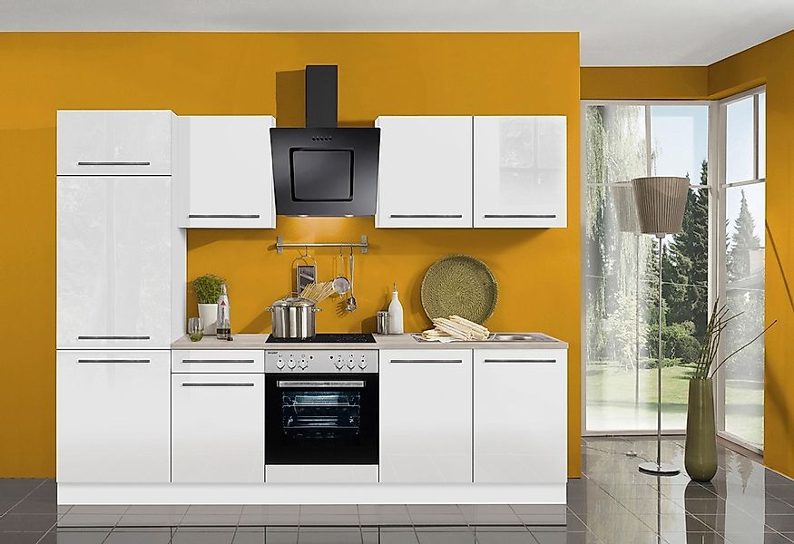 OPTIFIT Küchenzeile "Bern" Breite 270 cm, gedämpfte Türen, wahlweise mit E- günstig online kaufen