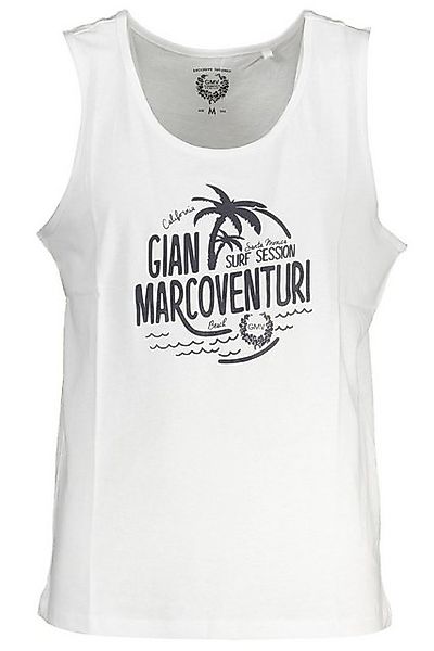 GIAN MARCO VENTURI T-Shirt Elegante Herren-Weste in Weiß mit Aufdruck und günstig online kaufen