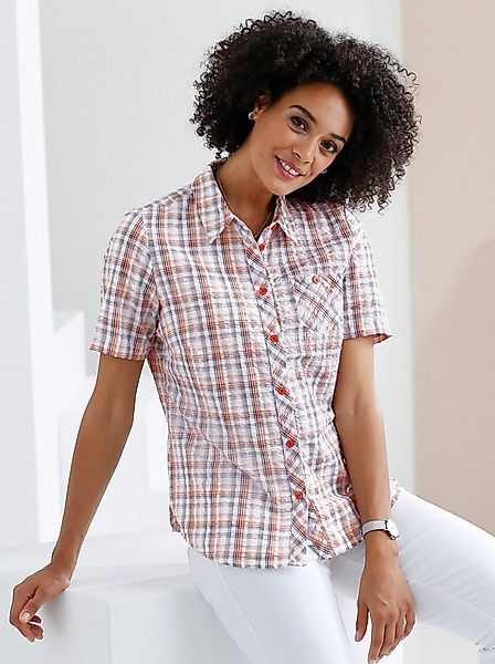 Sieh an! Klassische Bluse Baumwollbluse . günstig online kaufen