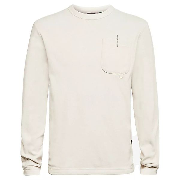 G-star Pocket Tape Tweeter Langarm Rundhals T-shirt S Whitebait günstig online kaufen