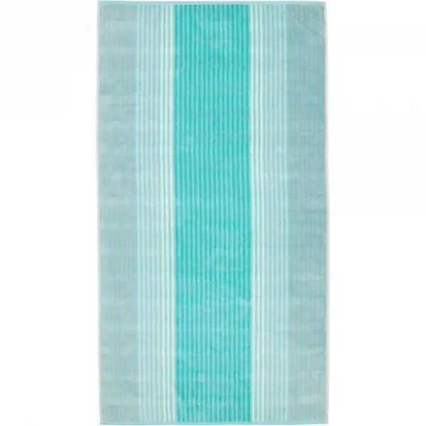 Cawö Handtücher Noblesse Cashmere Streifen 1056 mint - 14 Handtücher blau G günstig online kaufen