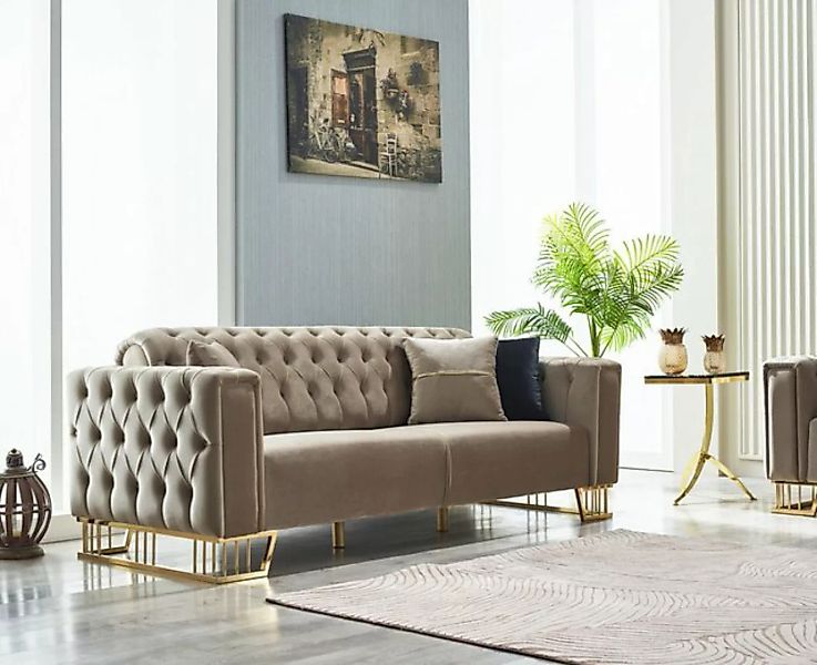 Villa Möbel Sofa Royce, 1 Stk. 3-Sitzer, Hand Made Quality, pflegeleichter günstig online kaufen