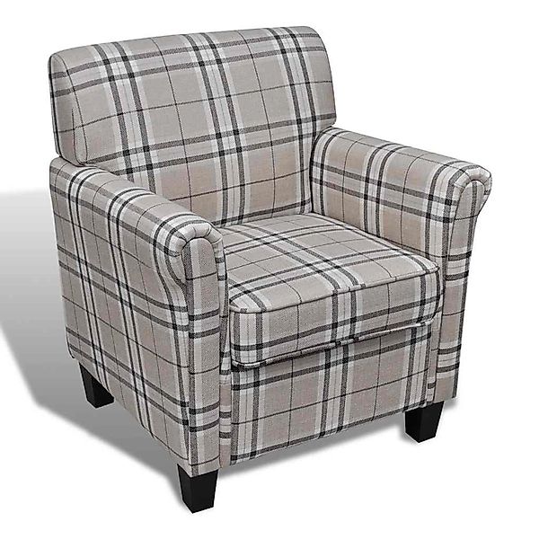 vidaXL Sessel mit Sitzkissen Creme Stoff 240978 günstig online kaufen