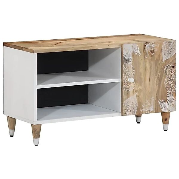 vidaXL TV-Schrank 80x31,5x46 cm Massivholz Mango 4018679 günstig online kaufen