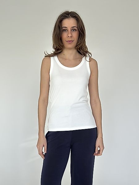 Zuckerwatte Tanktop Rippstrickoptik aus weicher Modal günstig online kaufen
