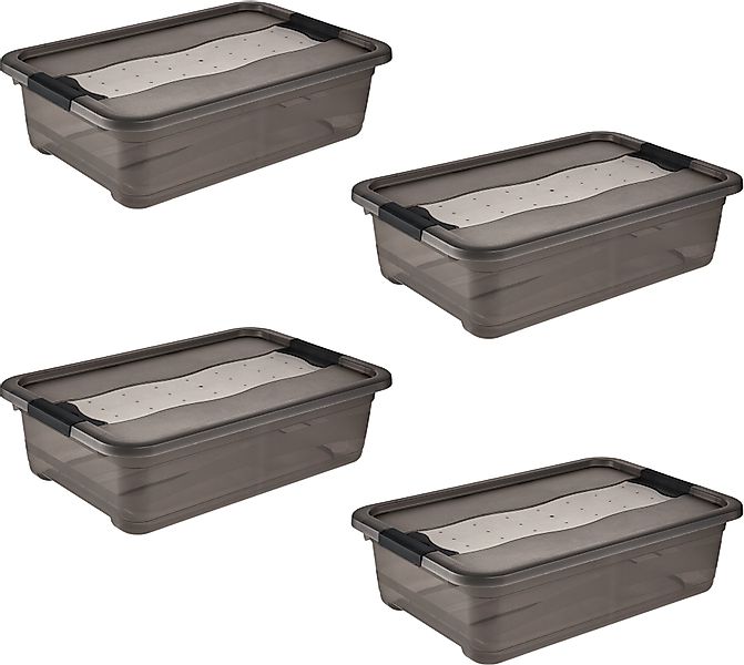 keeeper Aufbewahrungsbox »Cornelia, 4er Set, 28 L, 59,5 x 39 x 19,5 cm« dur günstig online kaufen