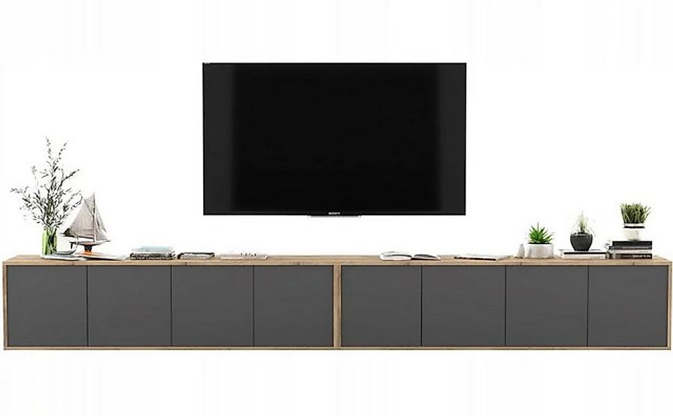 ROYAL24_MARKT TV-Schrank - Apollo 2 – Praktisches TV-Lowboard-Set im modern günstig online kaufen