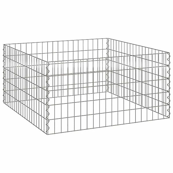 vidaXL Quadratischer Komposter 100 x 100 x 50 cm Eisen 42010830 günstig online kaufen