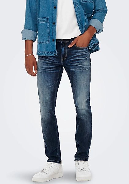 ONLY & SONS Straight-Jeans "ONSWEFT REGULAR WB 0021 TAI DNM NOOS", im 4-Poc günstig online kaufen