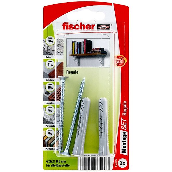 Fischer Montage-Set Regale K günstig online kaufen