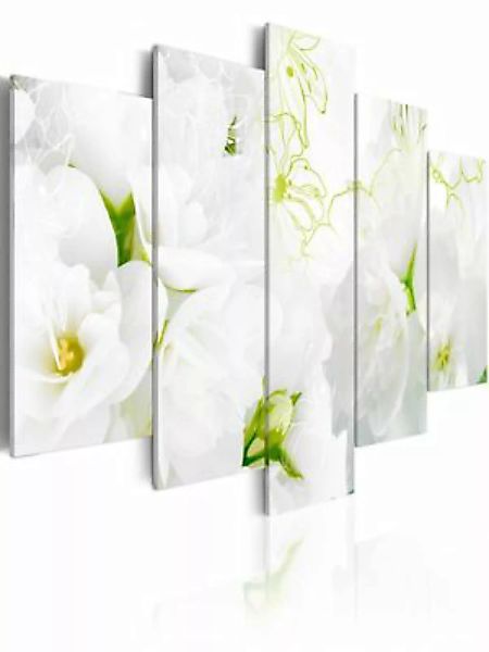 artgeist Wandbild Natural white grün/weiß Gr. 200 x 100 günstig online kaufen