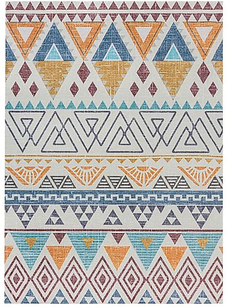 FLAIR RUGS Teppich "Lyle Aztec" rechteckig 8 mm Höhe Lawson Kilim Washbarer günstig online kaufen