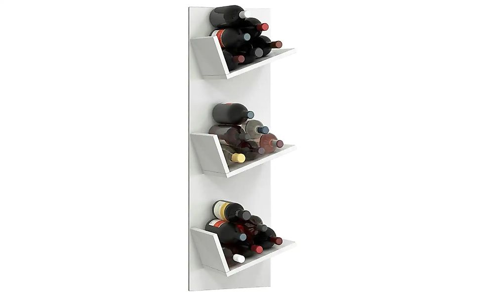 Weinregal  Vinosi ¦ weiß ¦ Maße (cm): B: 33 H: 106,5 T: 25.6 Regale > Weinr günstig online kaufen