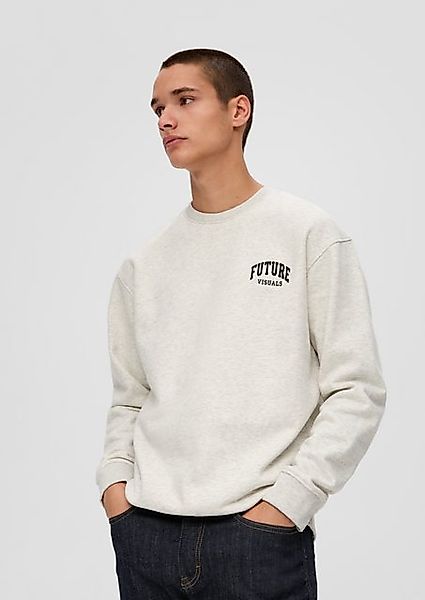 QS Sweatshirt Sweatshirt mit großem Rückenprint günstig online kaufen