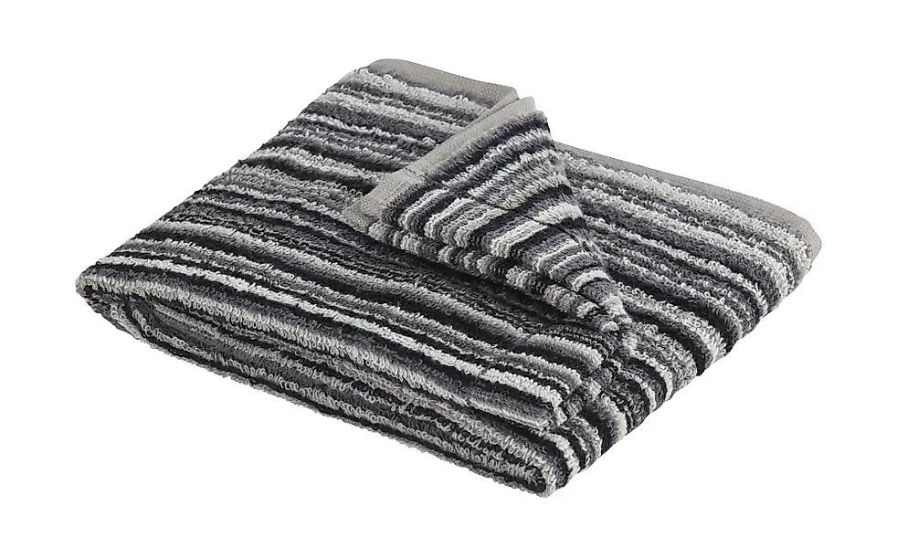 como Gästetuch  Jacquard Streifen ¦ grau ¦ Maße (cm): B: 30 Badtextilien > günstig online kaufen