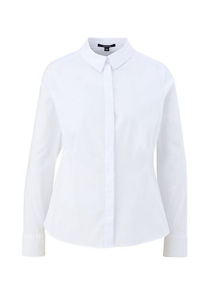 Comma Langarmbluse Bluse aus Baumwollstretch günstig online kaufen