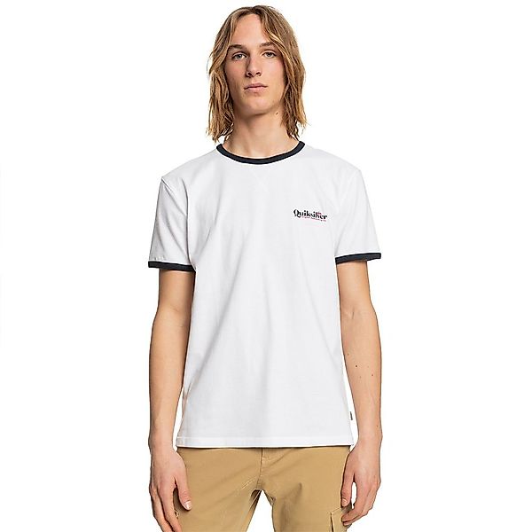 Quiksilver Sportsline Ringer Kurzärmeliges T-shirt L White günstig online kaufen