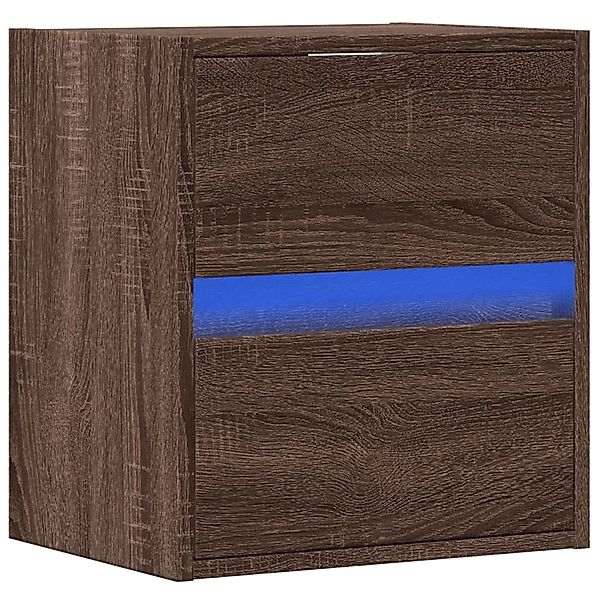 vidaXL TV-Wandschrank mit LED-Beleuchtung Eichen-Optik 41x31x45 cm 852283 günstig online kaufen