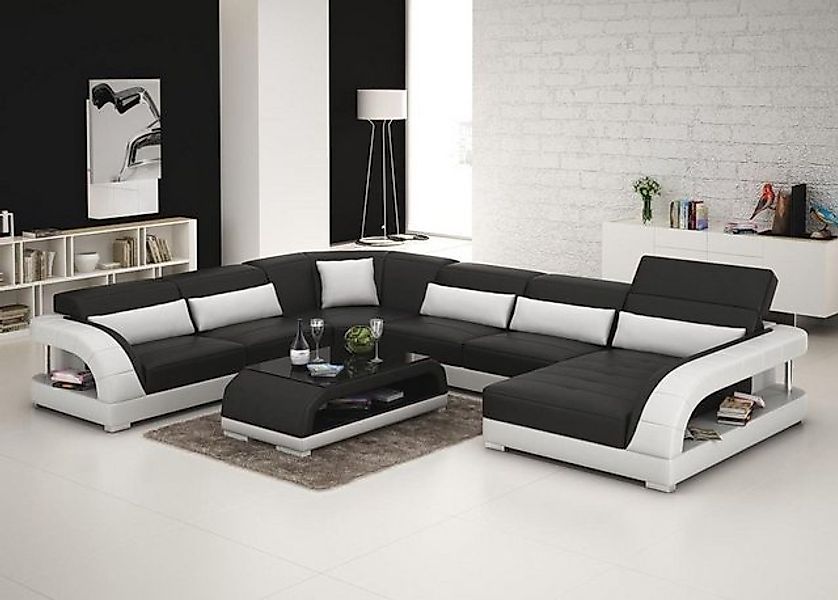 JVmoebel Ecksofa Sofa Couch Wohnlandschaft Eckgarnitur Polster Garnitur Sof günstig online kaufen