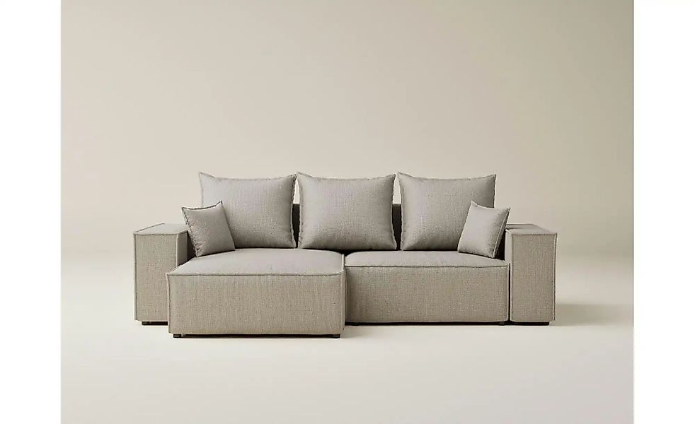Ecksofa  Moyo ¦ beige ¦ Maße (cm): B: 255 H: 70 Polstermöbel > Sofas > 3-Si günstig online kaufen