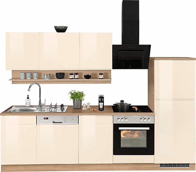 HELD MÖBEL Küchenzeile "Virginia", Breite 280 cm, wahlweise mit E-Geräten günstig online kaufen